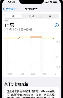 东源iPhone手机维修如何在iPhone开启'步行稳定性通知'